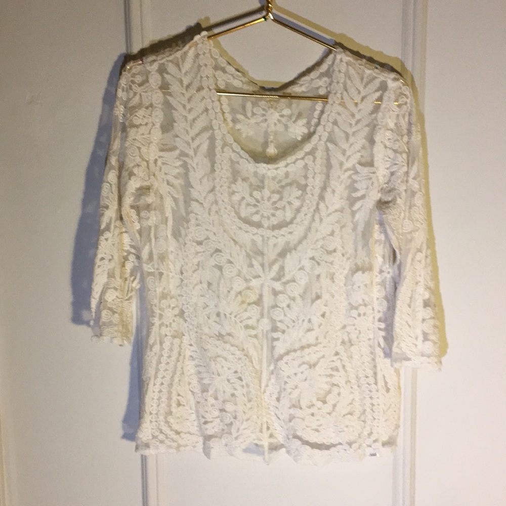 Anthro lace top